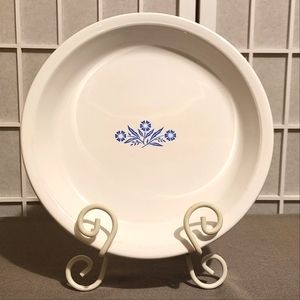 Vintage Blue Cornflower Corning Ware 9" Pie Plate Dish